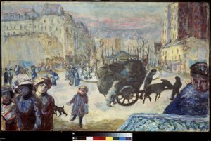 Ráno v Paříži (Ráno v Paříži). Obraz Pierra Bonnarda (1867-1947) od Pierre Bonnard
