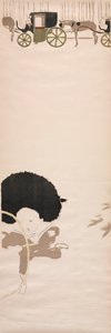 Promenáda ošetřovatelek, Frieze of Carriages, 1895. od Pierre Bonnard
