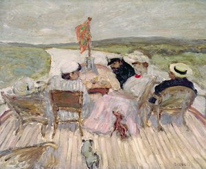 Na jachtě od Pierre Bonnard