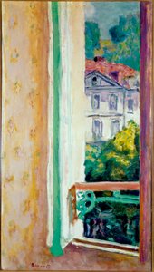Otevřené okno v obraze Uriage od Pierra Bonnarda (1867-1947) Milán, sbírka Jesi od Pierre Bonnard