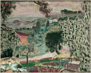 Cannet krajina od Pierre Bonnard