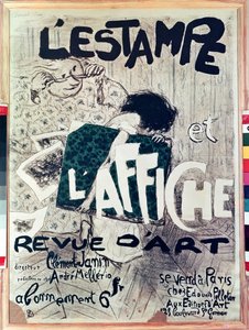 Plakát inzerující Print and Poster Revue dArt, 1897