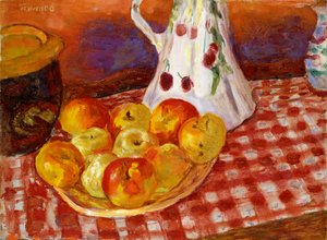 Červená a žlutá jablka od Pierre Bonnard