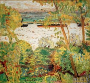 Remorkér ve Vernonu od Pierre Bonnard