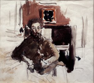 Autoportrét od Pierra Bonnarda (1867-1947) Soukromá sbírka 20. století od Pierre Bonnard