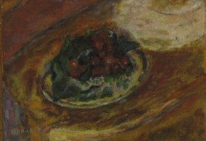 Still Life: Cherries, cca 1942 (olej na dřevěné desce) od Pierre Bonnard