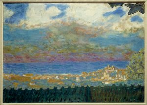 Obraz Bouřlivé nebe v Cannes od Pierra Bonnarda - 1945 od Pierre Bonnard