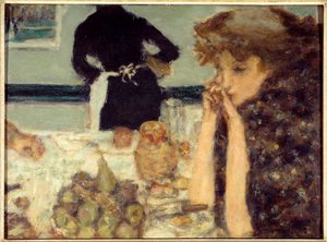 The Breakfast of Misia Portrét Misie Sert, pianistky a děsivé řady umělců od Pierre Bonnard