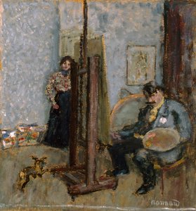 Malířský ateliér od Pierre Bonnard