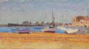 Přístav v Cannes; Le port de Cannes, kolem roku 1924 (olej na plátně) od Pierre Bonnard