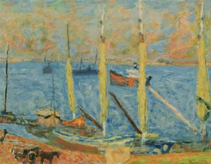 Přístav St. Tropez, 1930 od Pierre Bonnard