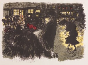 Náměstí ve večerních hodinách od Pierre Bonnard