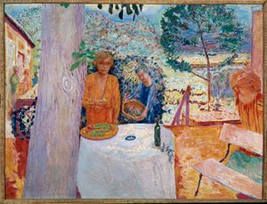 Terasa ve Vernonu (malba na plátně) od Pierre Bonnard