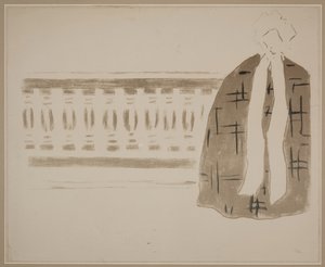 Bez názvu (žena na balkóně) od Pierre Bonnard