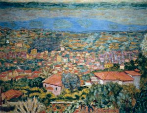Pohled na Le Cannet, Rooftops (Alpes Maritimes, Provence-Alpes-Cote d