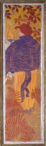 Žena na peleríně od Pierre Bonnard