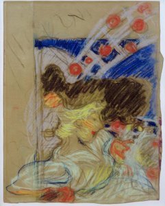 Studie na plakát Moulin Rouge od Pierre Bonnard