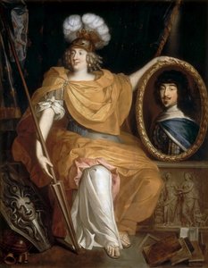 Portrét Anne Marie Louise dOrléans, vévodkyně z Montpensier od Pierre Bourguignon