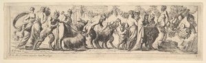 Bachnal, 1615-42. od Pierre Brebiette