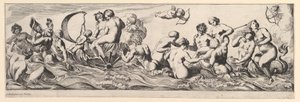 Bacchanal, 17. století. od Pierre Brebiette