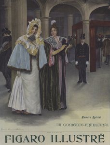 Den předplatného v Comedie-Francaise. Obálka Le Figaro Illustre, červen 1897