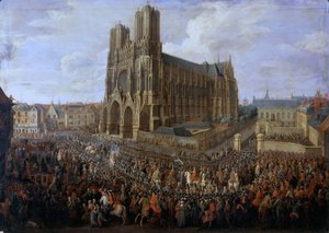 Kavalkáda Ludvíka XV po jeho korunovaci, 26. října 1722