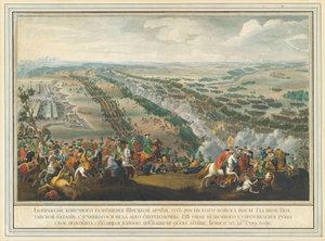 Bitva u Poltavy 27. června 1709, po roce 1724.