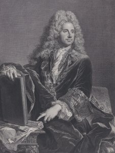 Portrét Roberta de Cotte, 1722.