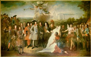Představení plánu Royal Hote des Invalides Ludvíku XIV. markýzem de Louvois (1639-1691) Mezi současné patří Henri de la Tour d