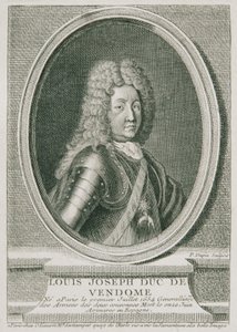 Francouzský generál Louis Joseph Duc de Vendôme od Pierre Dupin