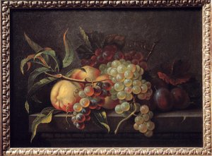 Ovoce na stole. Obraz Pierra Dupuise (1610-1682)