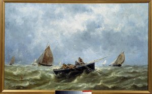 Mořští rybáři Obraz Emile Berthelemy (1818-1890) 1880 Fecamp Museum of Newfoundland od Pierre Emile Berthelemy
