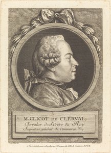 Pane Clicot de Clerval od Pierre Etienne Moitte after Charles Nicolas Cochin II