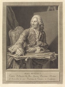 John Restout od Pierre Etienne Moitte after Maurice Quentin de La Tour