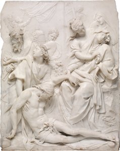 Panna Maria omdlévající nad mrtvým tělem Krista u paty kříže, 1710. od Pierre Etienne Monnot