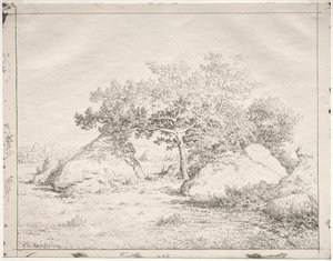 Třešeň v Blau. od Pierre Etienne Theodore Rousseau
