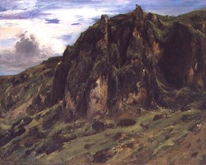 Krajina v Auvergne od Pierre Etienne Theodore Rousseau