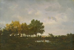 Rybník La Mare, 1855. od Pierre Etienne Theodore Rousseau
