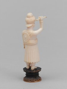 Černý pěšec, šachová figurka, Indie od Pierre Eugene (after) Grandsire