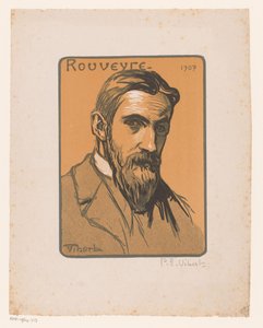 Portrét André Rouveyre Rouveyre (název na objektu) od Pierre Eugène Vibert (signed by artist)