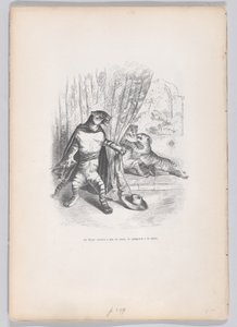 Tygr vstoupil kradmo, dýku v ruce ze Scény z vojína a..., ca. 1837-47. od Pierre Francois Godard