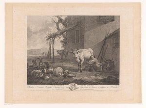 Melkende herderin Povolání pastýřky (název na předmětu) od Pierre Francois Laurent