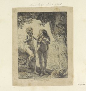 Adam v Evě Kolekce osmdesáti pěti původních tisků (název série) od Pierre François Basan