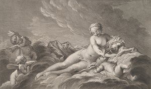 Venuše dává nektar Amorovi, 18. století. od Pierre François Basan