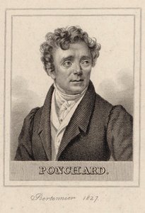 Portrét operního pěvce Louis Antoine Eléonore Ponchard 1787-1866, 1827. od Pierre François Bertonnier