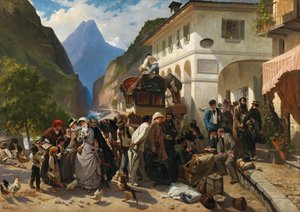 Celnice v Simplonu, 1880.