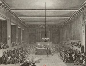 Pařížská komuna uděluje 15. ledna 1790 Angličanovi C. J. W. Neshamovi meč a občanskou korunu.