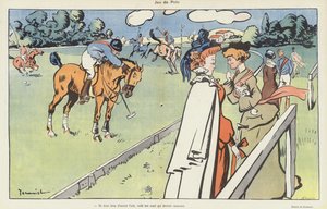 Hra póla. Ilustrace pro Le Rire