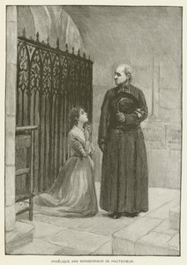 Angelique a Monsignor de Hautecoeur od Pierre Georges Jeanniot
