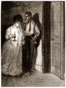 "Boule de Suif": Elisabeth Roussetová odmítá spát s Cornudetem, počátek 20. století (ilustrace)
